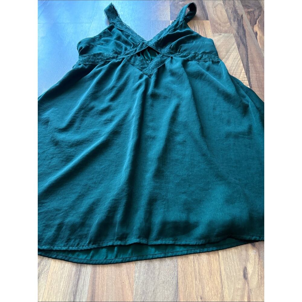 American Eagle Woman’s Forest Green mini dress Size L - Picture 4 of 11